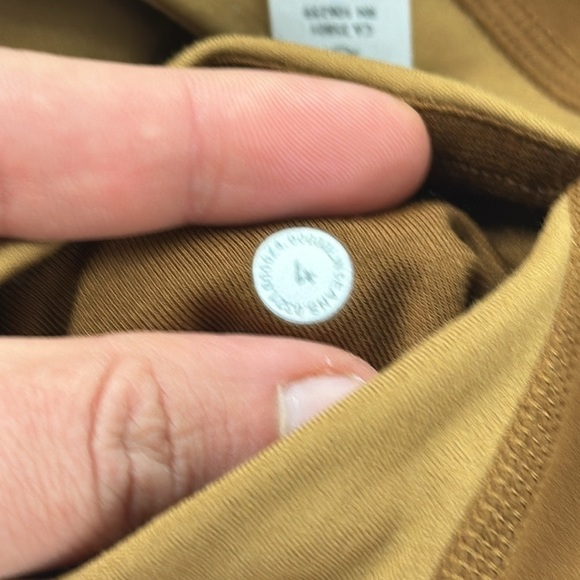 Lululemon Nulu Colour Block High-Rise Tight 25" Copper Brown / Bold Beige - Picture 5 of 5